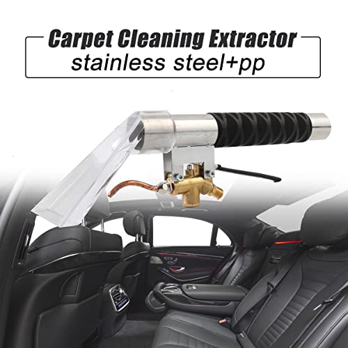 Manual Carpet Extractor Upholstery Carpet Cleaning Furniture Extractor Portable Steam Wand Hand Extractor for Car Automotive Interiors Indoor/Outdoor Furniture Carpet