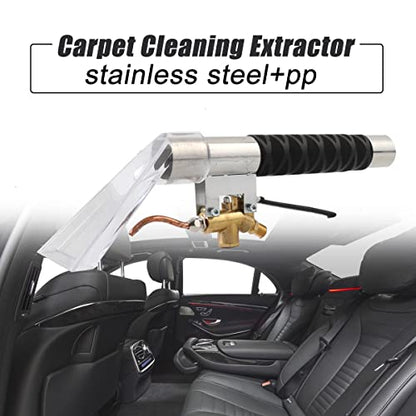 Manual Carpet Extractor Upholstery Carpet Cleaning Furniture Extractor Portable Steam Wand Hand Extractor for Car Automotive Interiors Indoor/Outdoor Furniture Carpet
