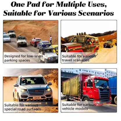 Heavy Duty Rolling Creeper Mat, 58"X28" Foldable Anti-Slip Garage Pad with Storage Bag, for Low Clearance Car Repair, Truck Maintenance - All-in-One Mat for Garage, Roadside, Muddy Conditions