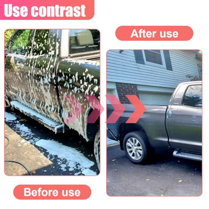 YoRise Car Wash Foam Gun, Adjustable Foam Cannon for Hose, Car Wash Sprayer with 6 Levels of Foams Concentration, Car Washing Soap Sprayer Connect to Any Garden Hose (Blue) - color: Blue
