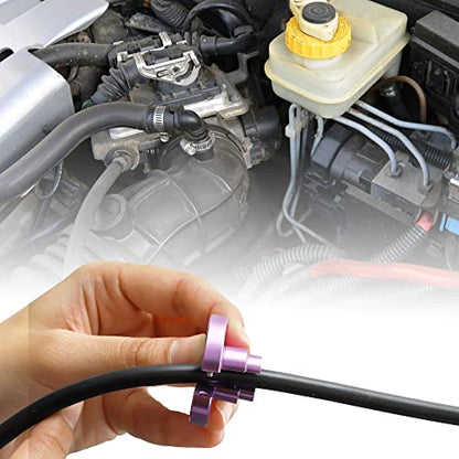 X AUTOHAUX 2 Pcs 39220 Transmission Oil Cooler Line Disconnect Tools for Ford 3/8" and 1/2" Fuel Line Disconnect Set Tool