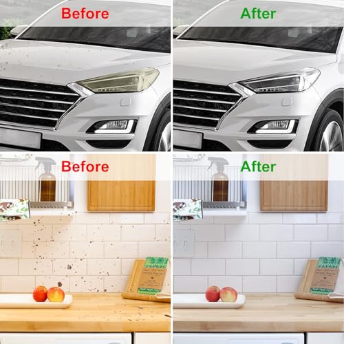 Linkstyle 7PCS 3 inch Wool Polishing Buffing Pad, Car Buffer Polisher Kit with Hook and Loop Back, for Drill Buffer Attachment with M10 Drill Adapter