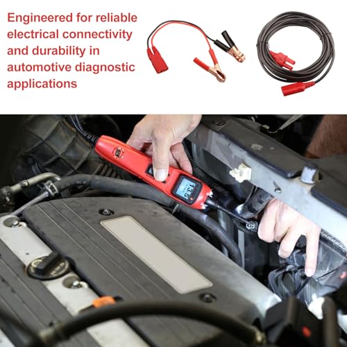 PPTK0027 20FT Extension Cable,PPTK0025 Ect Battery Clipset for Power Probe | Fit for Power Probe 3Ez/3/3S Power Circuit Probe Kit,Extension Cord Crocodile Clip Set（PPTK0027 PPTK0025)