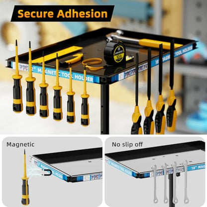 Rolling Work Table Adjustable Height - Rolling Tool Cart Portable Mechanic Tool Cart on Wheels Storage Organizer on Wheels for Garage, Bike and Workshop