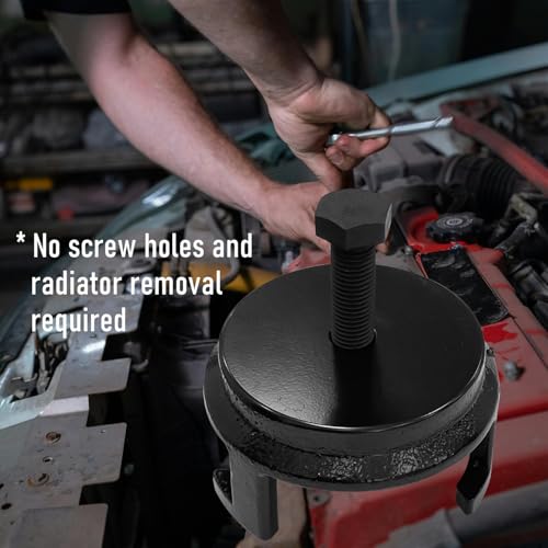 GM Harmonic Balancer Puller, 25264 LS Crank Pulley Puller for GM Chrysler Jeep Dodge, Harmonic Damper Puller Without Tapped Holes for Engine Balancer Removal/Replacement