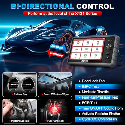 LAUNCH X431 CRP919E Lite OBD2 Scanner,2026 New Bidirectional Scan Tool, Full System Diagnostic Scanner,32+ Service,FCA AutoAuth,2 Year Update