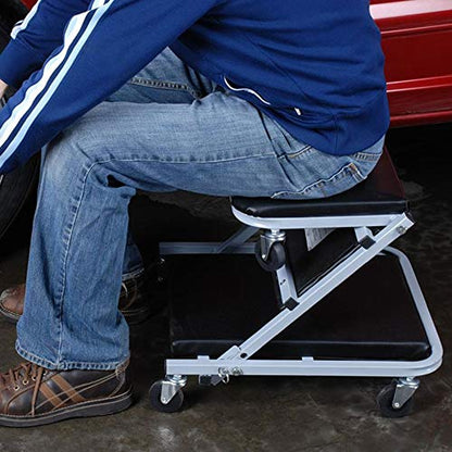 Pro-Lift C-2036D Grey 36" Z-Creeper Seat , Black - color: Black