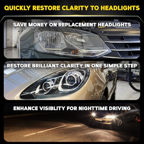 Meguiar's PlastX Clear Plastic Polish, Headlight Restoration Polish, Plastic Cleaner & Scratch Remover, Restores Clarity, Removes Yellowing, Oxidation & Cloudiness, 10 Oz - size: 1 Pack