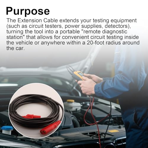 QQZ 20FT Extension Cable PPTK0027 for Power Probe 3/3S/3Ez Power Circuit Probe Tool Accessories