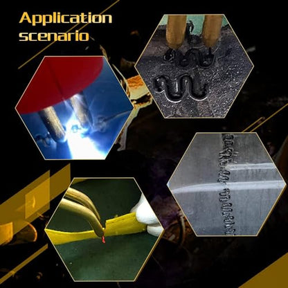 1000 Pieces Hot Staples Welding Rods Bumper Repair Welding Wire for Repair Machine Car Bumpers Dashboards Lamp Holders Plastics Rings Daily Plastics Supplies 0.8 0.6 mm