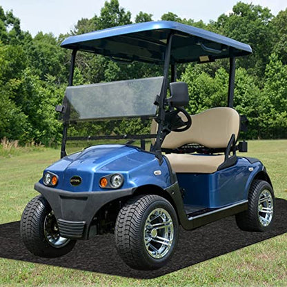 Golf Cart Parking Mat 4.9 ft × 9.1 ft Garage Floor Mat Oil Absorbent Waterproof Rubber Backing Layer Floor Protective Pad from Spills, Drips, Splashes and Stains | Oil Absorbent, Waterproof Rubber Backing Layer, Protects from Spills, Drips, Splashes and S