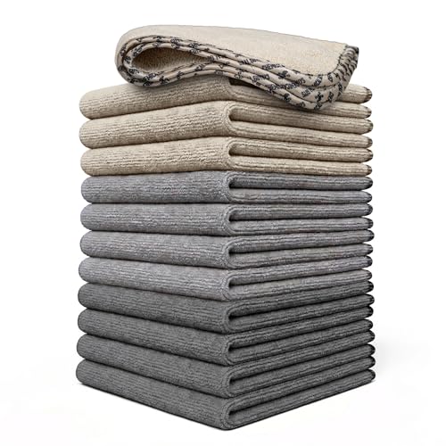 Chemical Guys, AllSwipe Multi-Purpose Microfiber Towels, 14 x 12, 12 Pack | Versatile microfiber towels for washing, drying, glass and interiors, soft and scratch-free, twelve per pack - size: 12 Pack