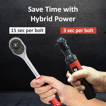 BEX 3/8" portable slim electric ratchet USB charging mini electric ratchet pocket tools cabinet assembly bicycle repair Rechargeable light torque Ratchet Wrench for faster screw fastening