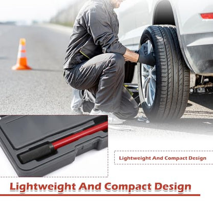 20-32 Ton Hydraulic Bottle Jack Handle Replacement, Heavy Duty Vertical Jack Operating Lever with Anti-Slip Rubber Grip, High Strength Steel Jack Repair Accessories for Truck Car Lifting