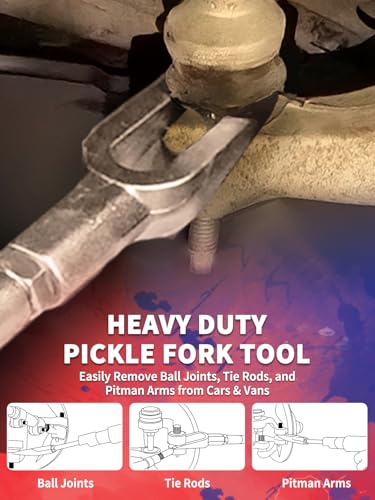 Ball Joint Separator 5pcs Pickle Fork Tool Heavy Duty Tie Rod Removal Tool for Car Van Light Truck Pickle Fork