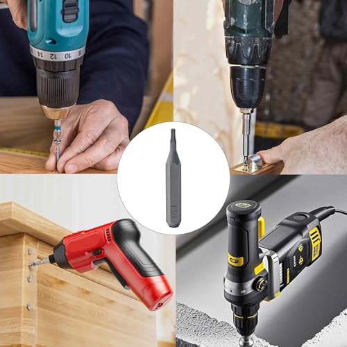 10Pcs Torx Head Screwdriver Bit Set, S2 Steel Magnetic Star Bits, 5/32" Hex Shank, Tamper Resistant, Impact Grade for Drill, Power Driver, Electronics, Home & Automotive Repair(T5) - size: T5