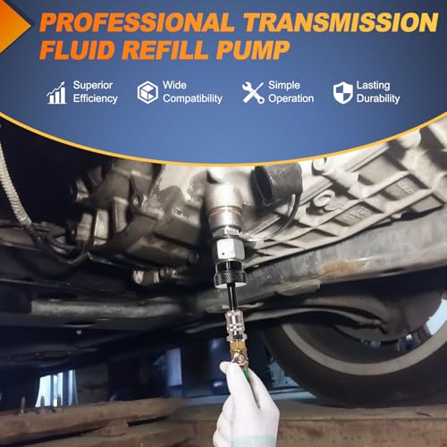 GOOACC Transmission Fluid Pump Kit 7.5L Automotive Manual Oil Pump Extractor ATF Refill Dispenser Transfer Pump with 15 ATF Filler Adapters 2Gal Oil Filling Filler System Fluid Extractor Pump Tool Kit - size: 7.5L