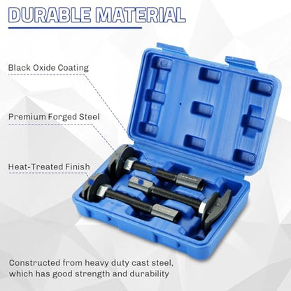 Rear Axle Bearing Remover Puller Slide Hammer Set | 3PCS Rear Axle Bearing Puller Extractor Installer Repair Tool Kit W/ 3 Sizes