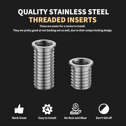 Thread Repair Inserts M11X2.0X28.2MM Insert Qty 10 Stainless Steel