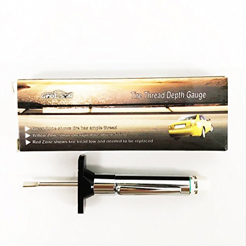 GODESON 88702 Smart Color Coded Tire Tread Depth Gauge - size: 1 Pack