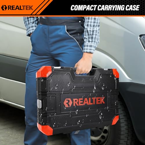1/4" Socket Ratchet Wrench Screwdriver Set, 172PCS CR-V Metric Wrench Set with Extension Bar, Quick-Release Ratchet Wrench with Bit Socket Set for Auto Repairing, Household with Durable Tool Case - size: 172 Pieces 1/4"3/8"1/2" Drive Socket Set