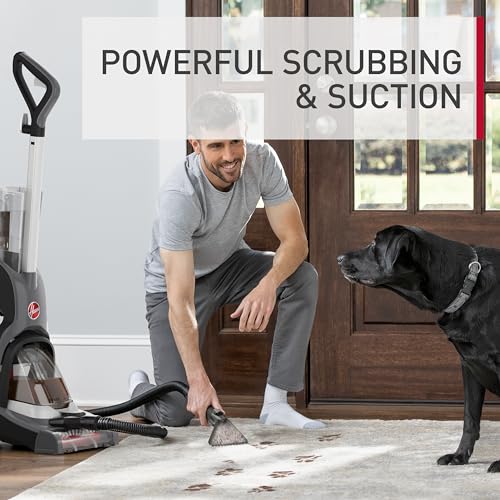 Hoover PowerDash Pet Advanced Compact Carpet Cleaner Machine with Above Floor Cleaning, Lightweight Carpet Shampooer Machine, Pair with a Hoover Carpet Cleaner Solution for a Bright, Refreshed Home - style: PowerDash Advanced