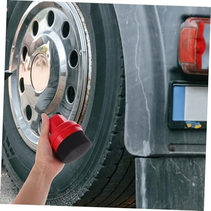 LIFKOME Car Tire Shine Applicator Pad Set High Density Wax Applicator Sponge Handheld Buffing Pads for Auto Detailing Reusable Tire Dressing Brush for Cars