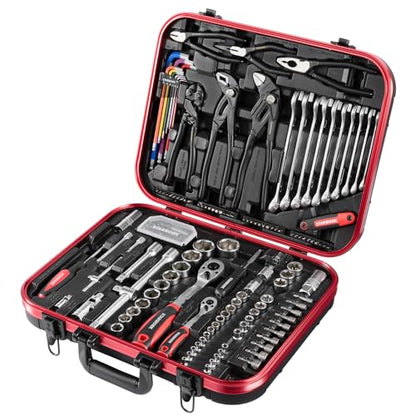 STARWORK TRUE MECHANIC™ 169-Piece Mechanics Tool Set, Professional, Metric - size: 169PC