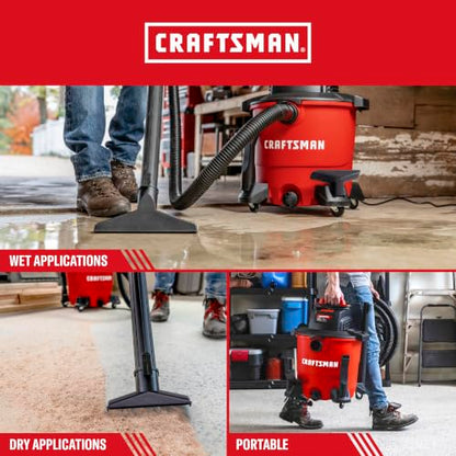 CRAFTSMAN CMXEVBE18590 9 Gallon 4.25 Peak HP Wet Dry Shop Vacuum - size: 9 Gal 4.25 Peak HP w/ Dust Bags