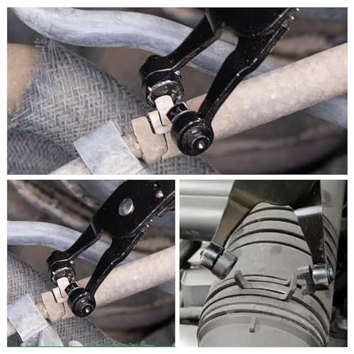 WISEUP Hose Clamp Pliers Heavy Duty Hose Remover Tool for Removal and Installation of Spring Hose Clamps,for Automotive Fuel, Oil, Coolant, Radiator