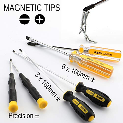 DOWELL 24 pcs Homeowner Tool Set, Home Repair Hand Tool Kit | with Portable Zipper Tool Bag - size: 24PCS