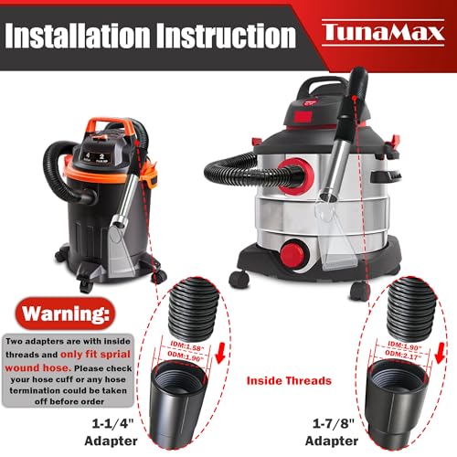 TunaMax Extractor Tool Hand Wand with Clear Head for Upholstery & Carpet Cleaning, Car Detailing Vacuum Wand for Portable Extractors & Truckmounts | Turn Shop Vac into an Extractor