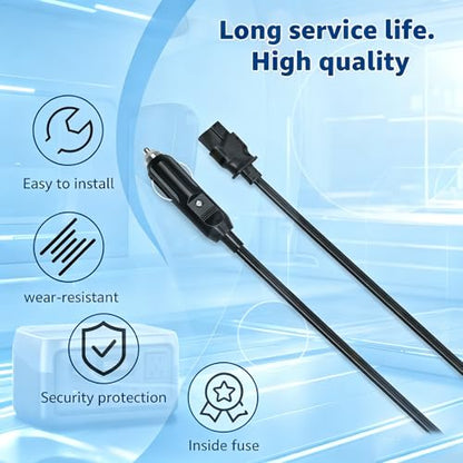 13 FT on-board charging for De-Walt tire inflator dcc020ib car tire inflator charging cable.Compatible with dewalt 20v max tire inflator charging cable Replacement