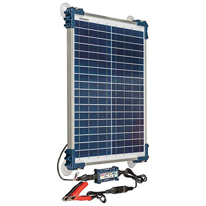 Optimate Solar Duo 20W Travel kit, TM522-D2TK, 6-Step 12V / 12.8V 1.6A Weatherproof Solar Battery Saving Charger & maintainer - style: OptiMATE Solar DUO 12V / 12.8V charge controller with 20W Solar Panel (Travel Kit)
