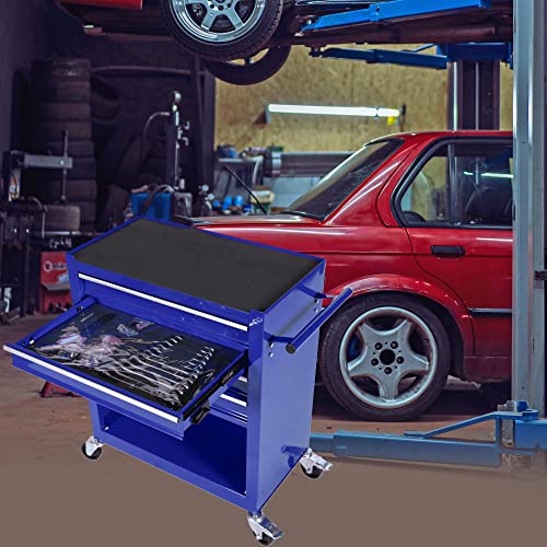 Tool Sets and 4 Drawers Tool Cart with Wheels,Rolling Tool Box Mechanic Tool Storage,Drawers Rolling Tool Case with 238 Piece Tool Kits for Workshop Maintenance,Garage,Repair Shop (Blue) - size: 233pcs - Blue