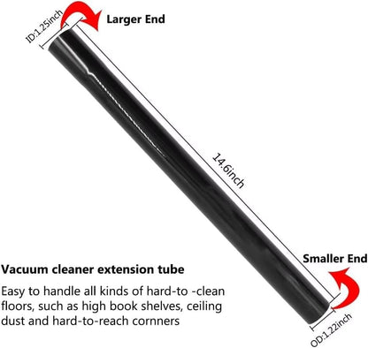 IN VACUUM 11 Pcs Vacuum Attachments for Shop Vac Accessories to 2 1/2" to 1 1/4" to 1 3/8" & 1 7/8" to 1" Vacuum Hose Adapter Kit, Vacuum Cleaner Accessories with Universal Vacuum Hose Adapters