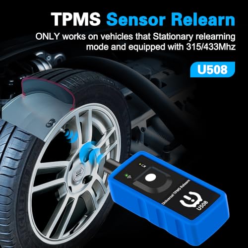 TRISCO Tpms Relearn Tool U508 Universal for GM Jeep and Ford Chrysler Dodge Tire Pressure Monitor Sensor TPMS Reset Activation Tool 2025 Edition