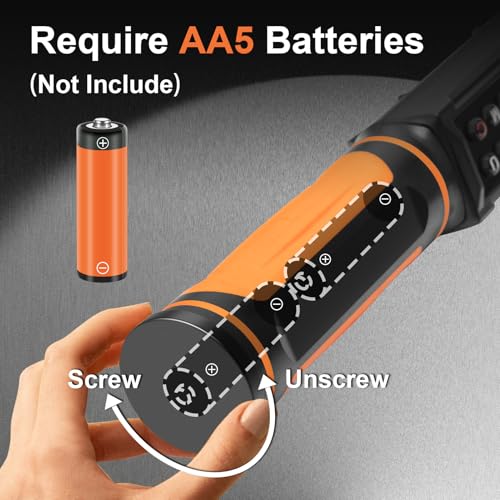 Kerry 3/8 Inch Drive Digital Torque Wrench 1.5–99.6 ft-lb ±2% High Accuracy | Five Units of Measure,LED and Buzzer Notification, Easy to Read and Operate, 72 Tooth for Bike Motorcycle - size: 3/8