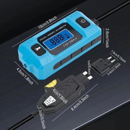 Automotive Circuit Fault Probe Tester, High-Precision Current and Circuit Tester, ABS/PC 1PC Design, 20A 48V Fuse Blade Checker with LCD Screen and Front Light