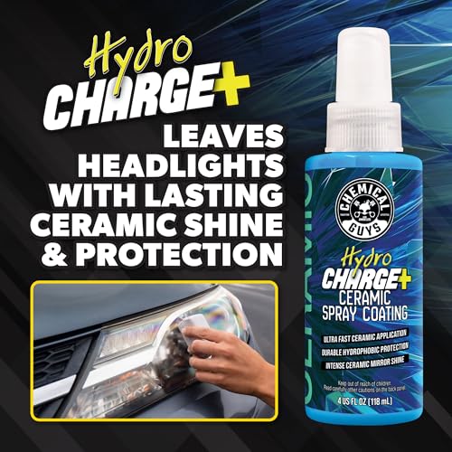 Chemical Guys Headlight Restoration and Ceramic Protection Kit | For yellowed and oxidized headlights, complete DIY system, DIY system to restore clarity and add ceramic protection - style: Headlight Restorer Kit