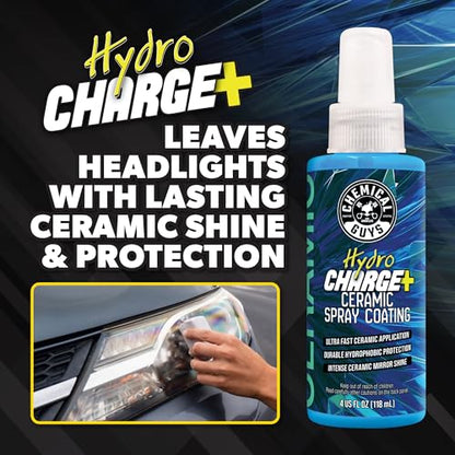 Chemical Guys Headlight Restoration and Ceramic Protection Kit | For yellowed and oxidized headlights, complete DIY system, DIY system to restore clarity and add ceramic protection - style: Headlight Restorer Kit