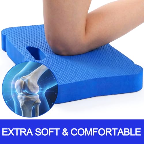 ZENFUN 3 Pack Kneeling Mats, Heavy Duty Thick Foam Kneeling Pad, Shock Absorbent Pads, High Density Premium Kneeling Pads for Yoga Exercise, Foam Kneeler Mat Garden Cushions, Water Proof