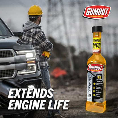 Gumout 510397 Truck and SUV Endurance Fuel Additive, Cleans & Restores Heavy Duty Engine, Maximum Protection for Bigger Engines, Easy Pour & Go - Treats up to 32 Gallons per Bottle -10 Fl Oz - style: Truck & SUV Fuel Additive