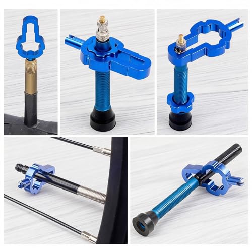 NEWHOOK 4-in-1 Presta Valve Core Tool for Bike/Tubeless Tires 2-Pack | Multi-functional for Schrader, Presta & tubeless valves, stainless steel, easy tire repair for bikes, cars, motorcycles