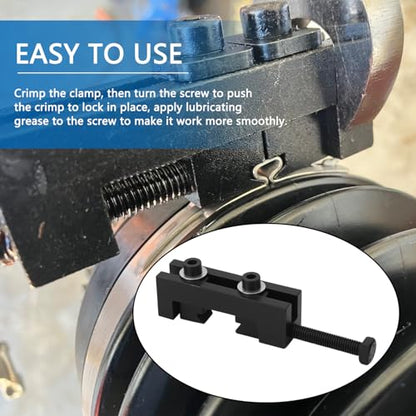 CV axle Boot Clamp Tool, Compatible with Toyota Lexus etc OEM 09521-24010, Single Ear Hose Drive Shaft Clamping Pliers for Removing the Locking Strap on the Car Dust Boot Replace# 09521-24010
