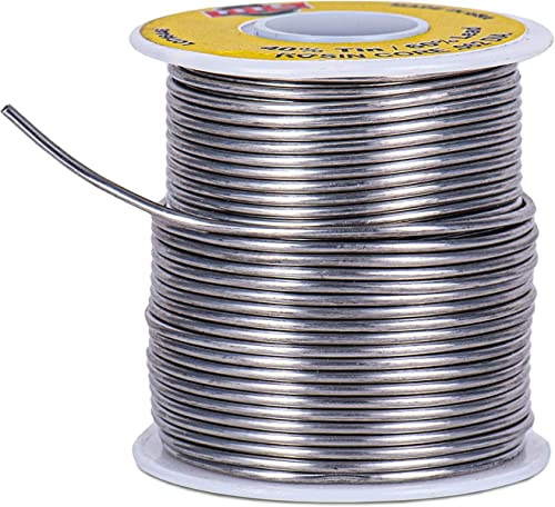 DTS Solder Wire Tin Lead 40/60 Rosin Core 0.062-inch (1.6mm) on Spool, 1 pound - Made in USA | Soldering Wire for Electronics Repair and More