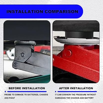 4Pcs Jack Pad Jacking Lift Pad Compatible with Chevrolet Corvette C5 C6 C7, Rubber Lift Point Adapter Jack Pucks Vehicles Accessories-Durable Rubber Jacking Lift Puck Set - Jack Pad Kit