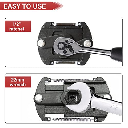 2Pcs Adjustable Oil Filter Wrench Removal Tool | Universal Oil Filter Cap socket Wrench, 60-80mm & 80-105mm Oil Filter Wrench