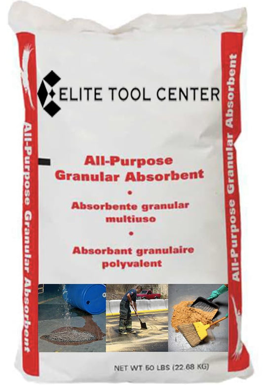 50lb Bag All Purpose Granular Absorbent for Oil, Gas, Water, Chemical Spill Clean Up