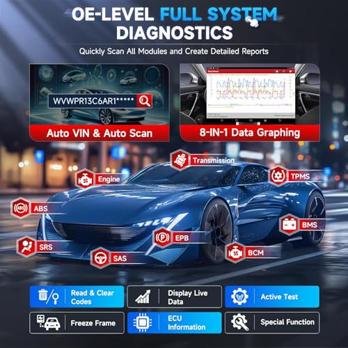 LAUNCH X431 PRO Star Bidirectional OBD2 Scanner with ECU Coding | Full-system diagnostics with 38+ service functions, CAN FD, DoIP and FCA AutoAuth coverage for compatible vehicles.